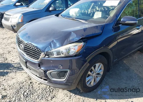 2017 Kia Sorento 2.4L Lx from USA, damaged, VIN 5XYPGDA36HG303882